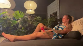 TamyTation Masturbation in the gym