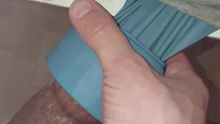 How nice it feels to have a big tattooed uncut cock going in and out