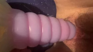 Fucking my pussy with a dildo