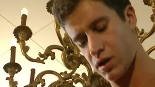 Double Penetration and gangbang with a busty brunette