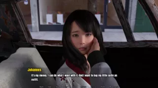 Grandma's house: Shizuka and I went out shopping