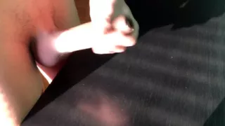 Own Cum Licking of the Table - Teen Fat Cock Cumshot
