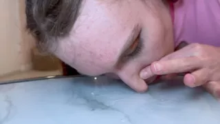 Rans Ria Bentley Makes Dolly Rotten Snort Cum and Eat Her Piss