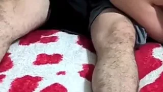 Showing My Dirty Feet to the Cam While Getting Creampied by My Black Bull