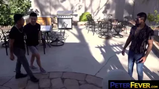 PETERFEVER Bottom Gay Hans Raw Rough Riding The Huge Brown Dick