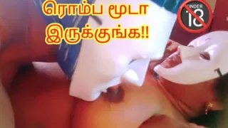 Chennai Tamil Couple Love Making Session with Tamil Audio and Real Loud Moaning