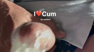 just jerk and cum in a Condom