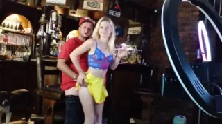 Boring Old Man and Horny Blonde