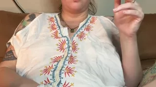Smoking Fetish MILF Masturbation