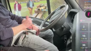 Unexpected truck stop encounter with more than one visitor