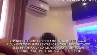 Married Brazilian Woman Being Exposed by Her Husband - Brunasilvahot