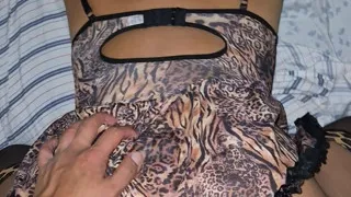 After a COSTUME PARTY a stranger saw me with my sexy dress and did not hesitate to propose to me to have SEX, how delicious!