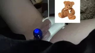 4k-ASMR YOGURT FOOD FETISH- KINKY STEPSISTER MASTURBATES WITH DILDO- CUMFLATION HENTAI-  -ARABIAN SNOWWHITE