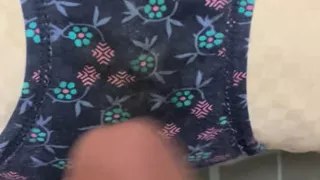 dobul CUM !! My Step sister CUMS panties