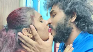 Lip lock and tongue kiss