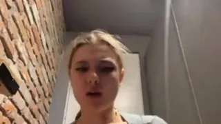 Anal Fuck in the Toilet. Fingering Pussy. a Passerby Saw Me Jerking off!