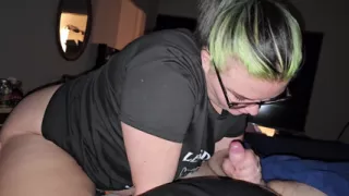 Ponytail Grabbing Blowjob