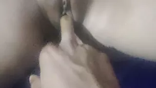 Stepaunt showed her pussy to her stepnephew and got it massaged