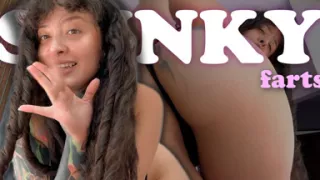 The Girl in a Black Thong Farts on Your Face