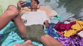 Indian boy masterbation in room