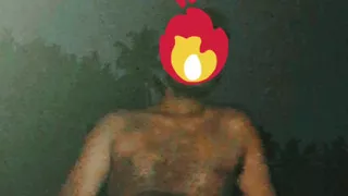 Nude Indian Male Masturbation Naked on Rooftop