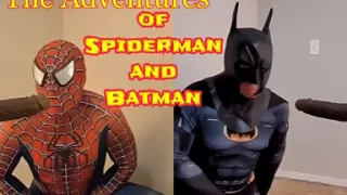 Spiderman and Batman Join Press to Overtake Monster Cocks with Their Big Cocks and Big Cumshots