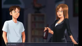 Summertime saga: college guy is having sex with his French professor in her office ep 120