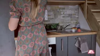 I Wanted to Stuff the Turkey, He Wanted to Stuff His Big Black Cock Into Me - Interracial Creampie