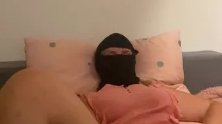 ANNA make myself on Bed with pussy