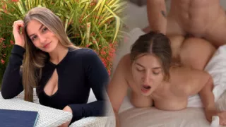 She Flirted and Cheated on Her Husband on Vacation with a Stranger Guy, but She Is so Beautiful