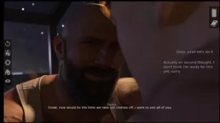 Curious straight man fucks bald neighbor during the night.