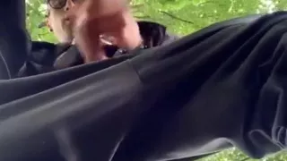 Jerk off and Cum Rain While Playing with Friends Cum in Mouth
