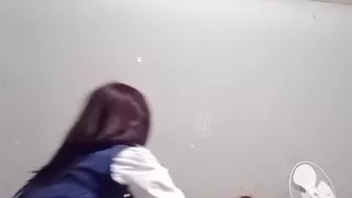 Hot black 18 year old school slut sucks her step daddies perfect cock