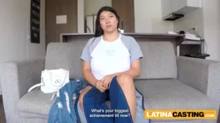 HUGE TITS Latina Slut Face Fucked ROUGH By Monster Cock & Ends Up Dripping