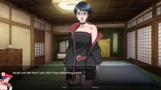 SARADA UCHIHA fucked in public in Konoha. The most powerful woman in Naruto