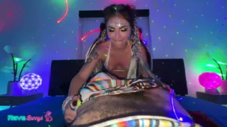 Tiny Rhea's Techno Pad Fuck Party!