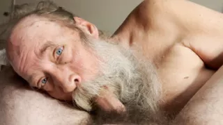 Papa Bear Sucks and Worships Hairy Cub Cock