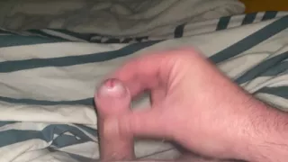 Third cumshot of the day for my tiny small cock