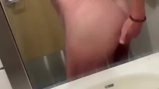 Finger Fucking My Sissy Ass in Mcdonalds Bathroom