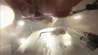 Webcam Under Stepsisters Bath. Wet Pussy After Sex with Boyfriend