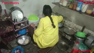 Big tits sister-in-law's doggy style ass fucking, cock sucked Hindi audio