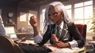 Sultry Ebony Conformity and Darkly Sweet Office Domination!