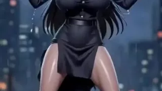 Cute police officer dance, Ai animation