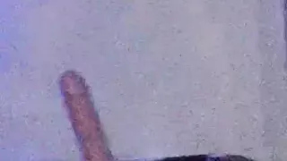 In lingerie, a diamond in the ass and sucking cock