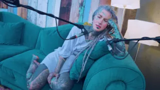 I talk about I - Isolation - ASMR podcast SFW talking goth skinny girl dreadlocks tattoo model inked girl