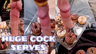 Big Cock Serves Donuts with Extra Frosting