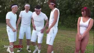 Japanese MILF Outdoor Orgy Adventure With Sara Saijo