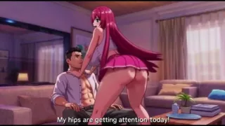 Step daughter seduce step father alone in room