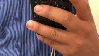 Fuck horny at work, cum inside the toilet.