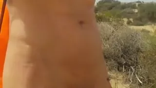 Exploring the Dunes Naked with a Boner